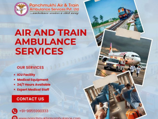 Choose High Tech Air and Train Ambulance Services in Mumbai By Panchmukhi at Low Price