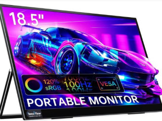 InnoView 18.5 Inch Portable Monitor | 100Hz 120% sRGB 1080P FHD IPS | USB C HDMI HDR Gaming Monitor